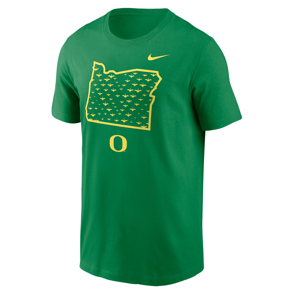Oregon Ducks Campus State Shape Men's Nike College T-Shirt