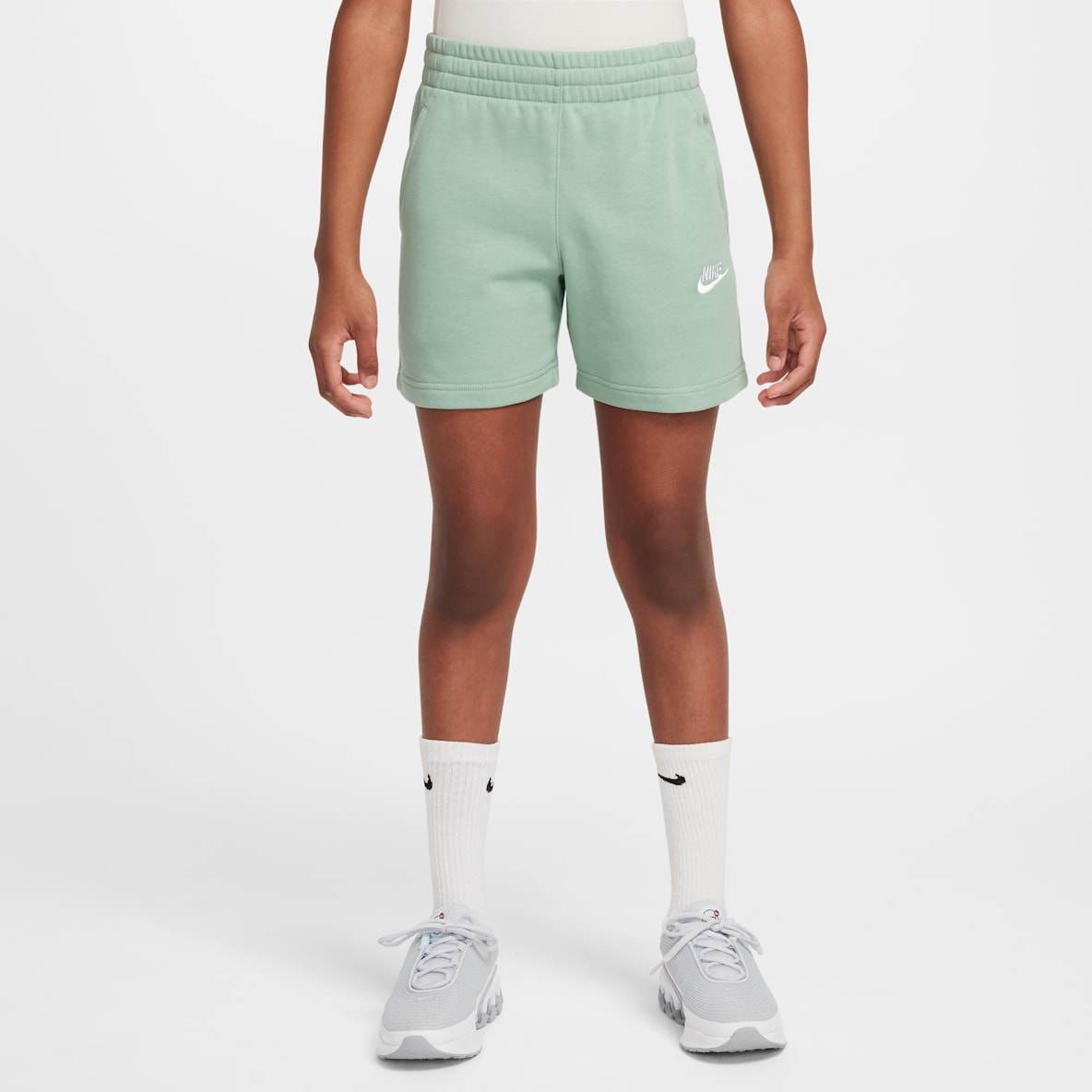 Nike Sportswear Club Fleece Nike Sportswear Club Fleece Older Kids' (Girls') 13cm (approx.) French Terry Shorts