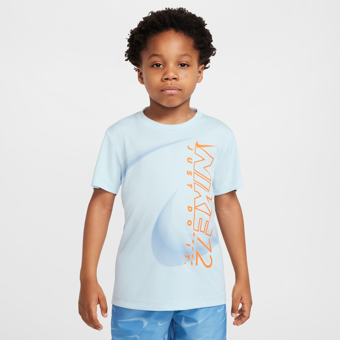 Nike Dri-FIT Playera Sidewinder Split para niños talla pequeña