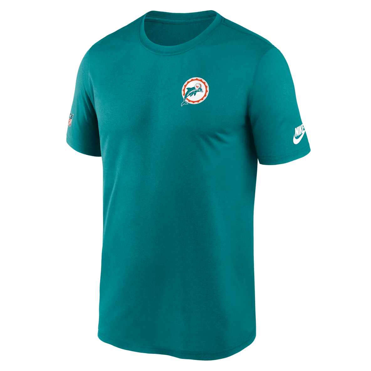 Miami Dolphins Alt Legend Small Logo Miami Dolphins Alt Legend Small Logo Men's Nike Dri-FIT NFL T-Shirt