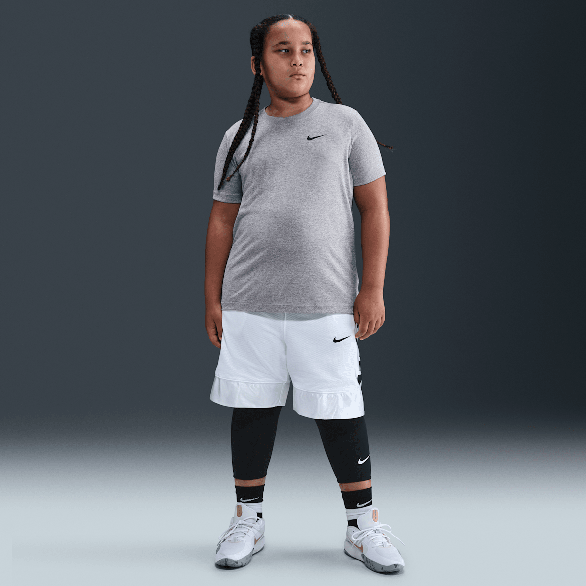 Nike Pro Nike Pro Big Kids' (Boys') Dri-FIT 3/4-Length Tights (Extended Size)