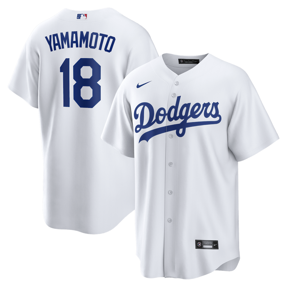 Yoshinobu Yamamoto Los Angeles Dodgers Yoshinobu Yamamoto Los Angeles Dodgers Men's Nike MLB Replica Jersey