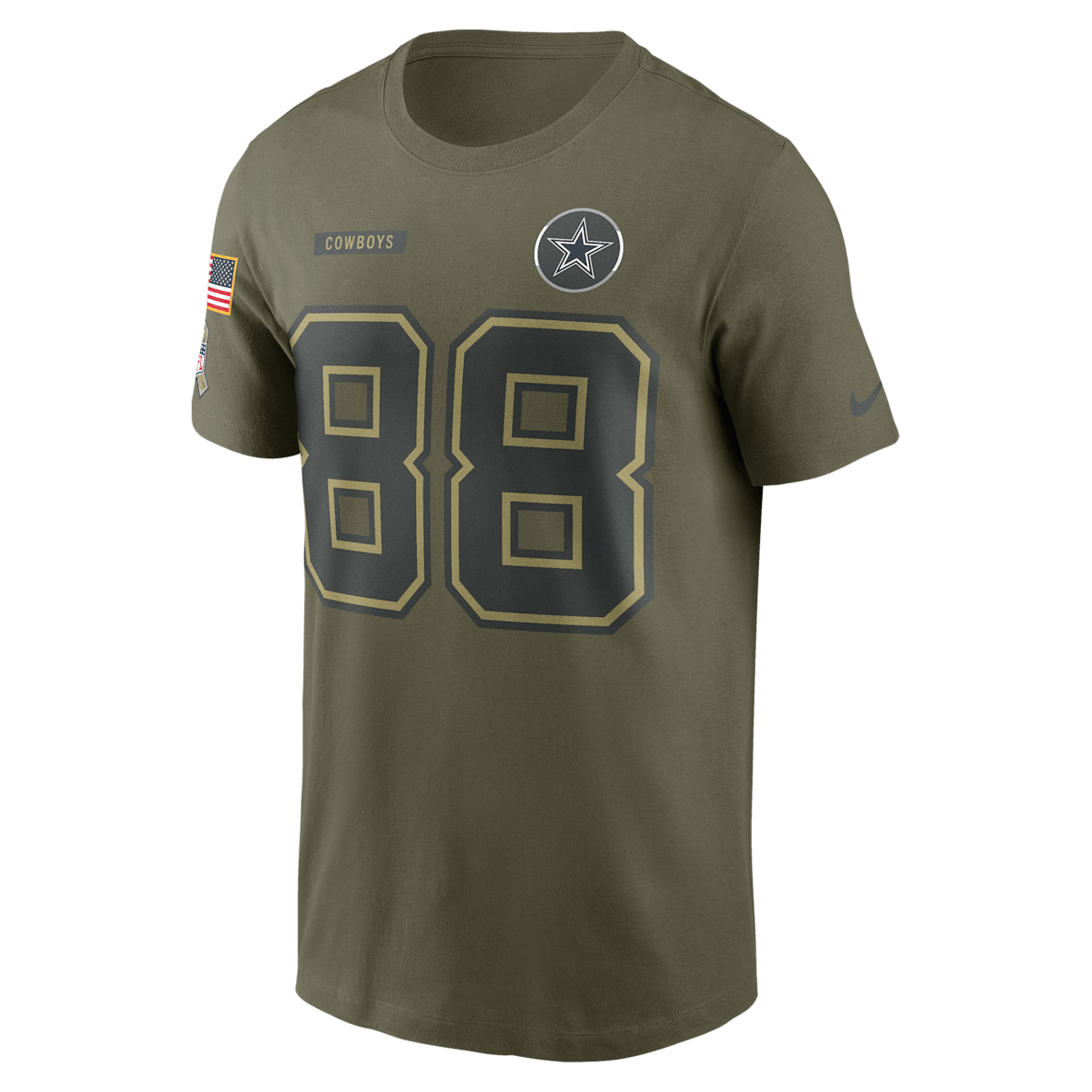 CeeDee Lamb Dallas Cowboys Salute To Service CeeDee Lamb Dallas Cowboys Salute To Service Men’s Nike NFL T-Shirt