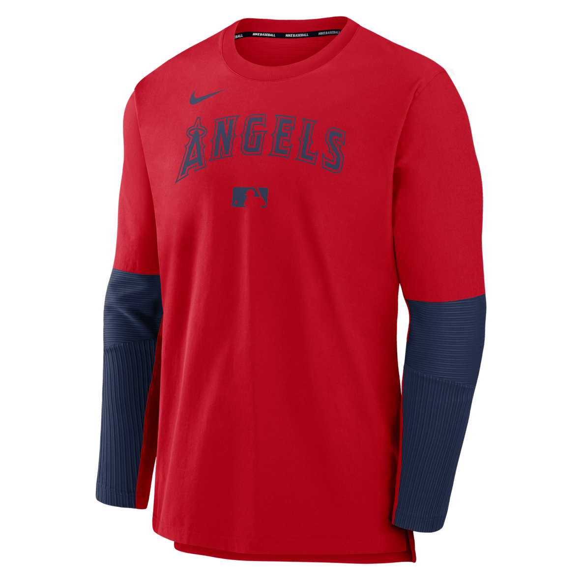 Los Angeles Angels Authentic Collection Player Los Angeles Angels Authentic Collection Player Sudadera sin cierre Nike Dri-FIT de la MLB para hombre