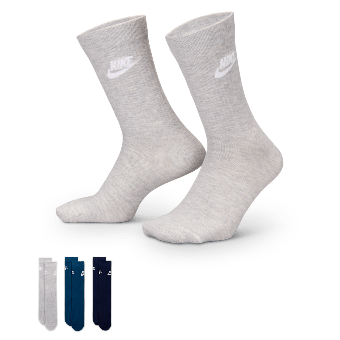 Nike Sportswear Everyday Essential Nike Sportswear Everyday Essential ถุงเท้าข้อยาว (3 คู่)