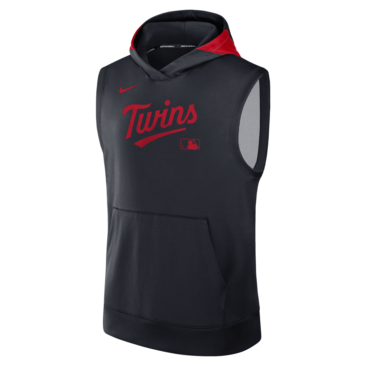 Minnesota Twins Authentic Collection Men’s Nike Dri-FIT MLB Sleeveless Pullover Hoodie