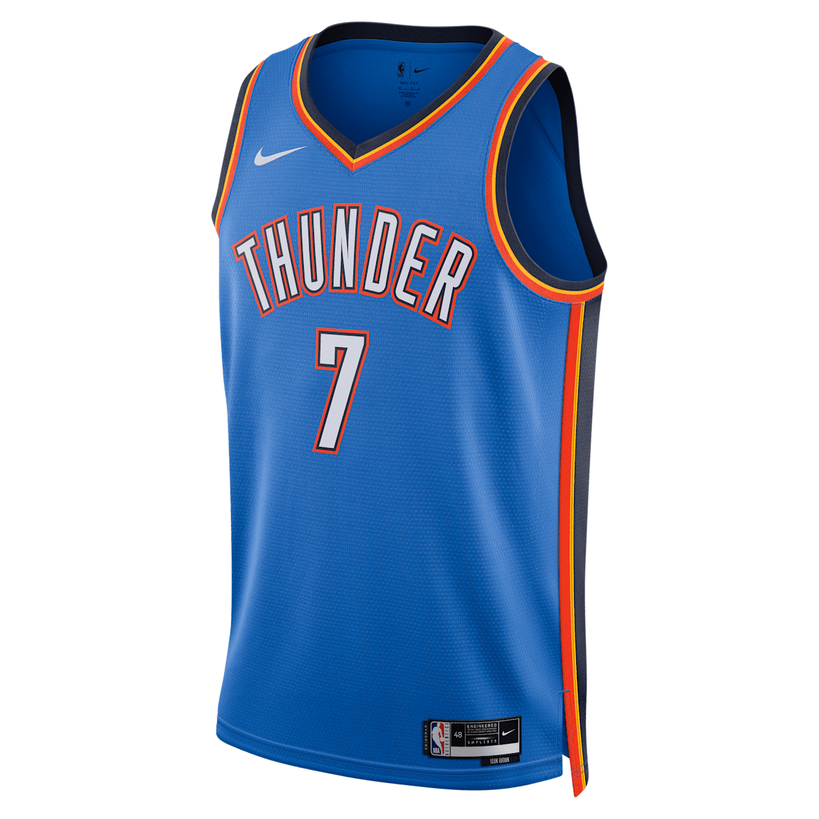 Oklahoma City Thunder Icon Edition Oklahoma City Thunder Icon Edition Men's Nike Dri-FIT NBA Swingman Jersey