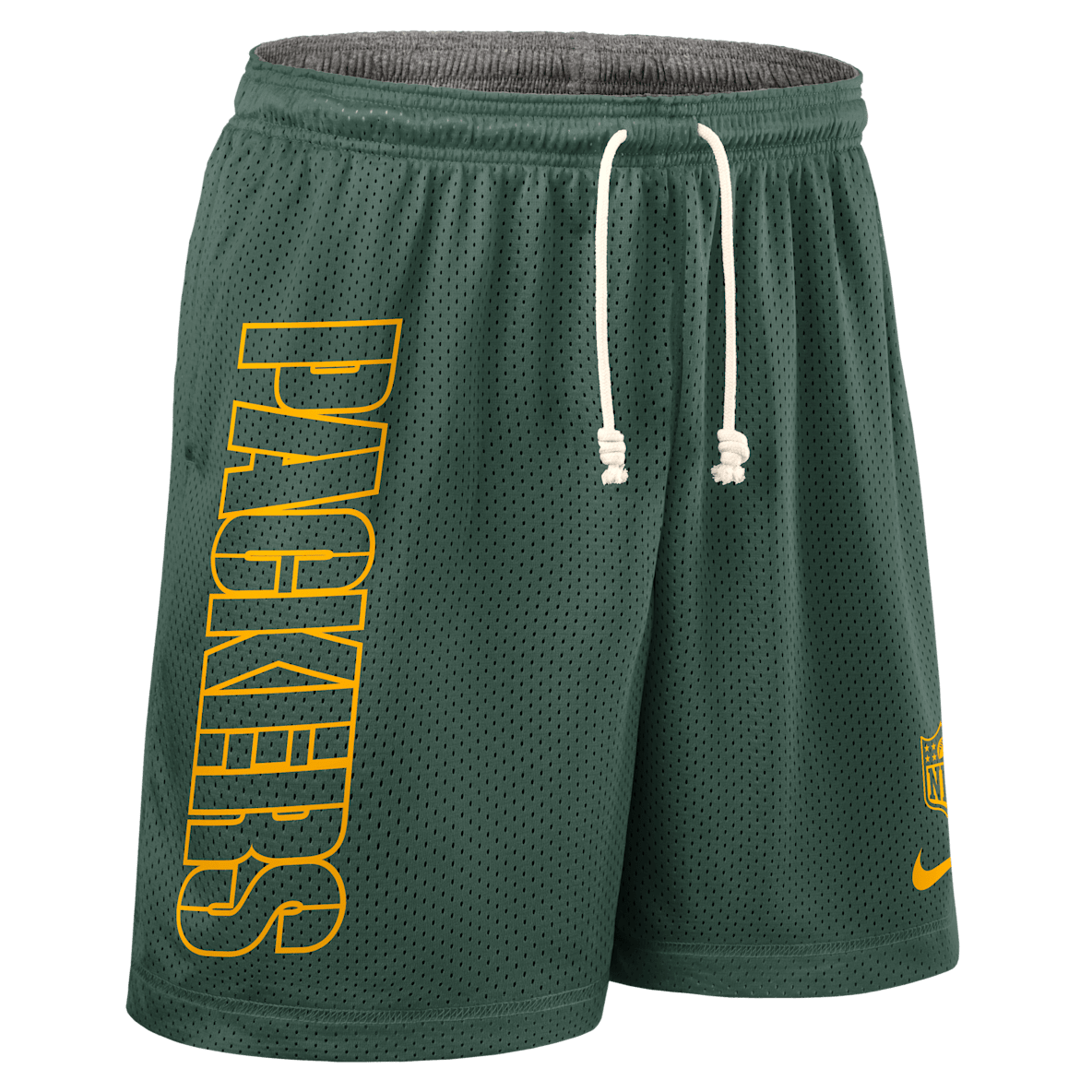 Green Bay Packers Sideline Reversible Green Bay Packers Sideline Reversible Shorts Nike Dri-FIT de la NFL para hombre