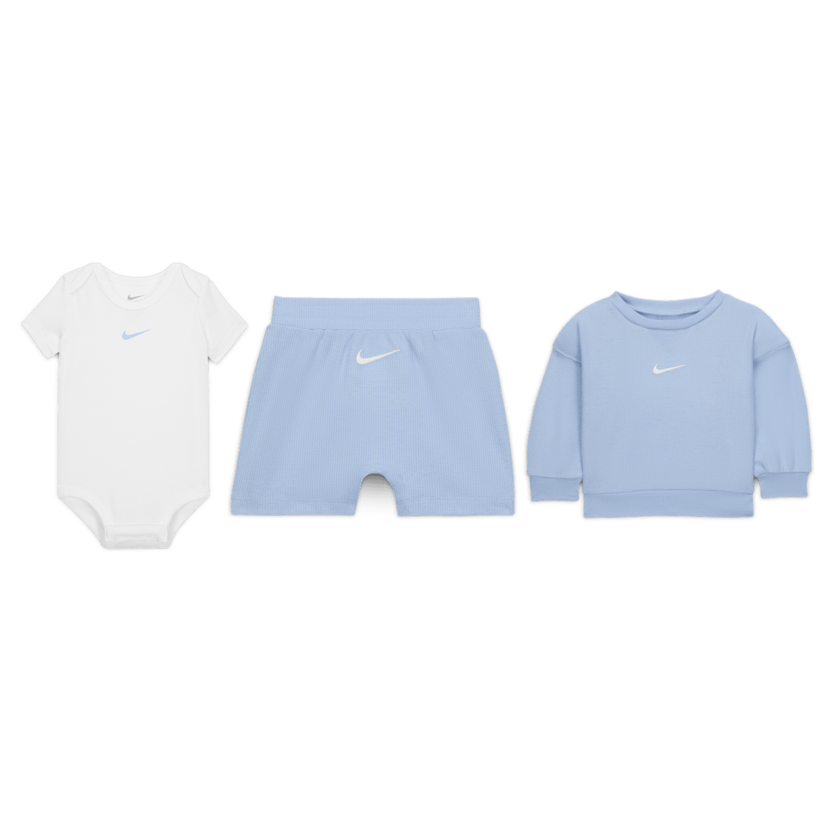 Nike Essentials Nike Essentials Baby (0-9M) Crew and Shorts Set
