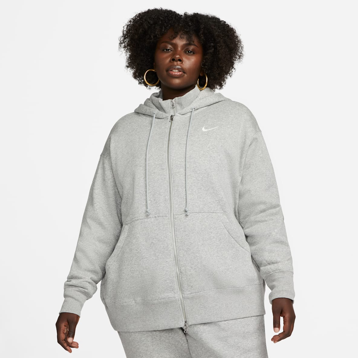 Nike Sportswear Phoenix Fleece Women's Oversized Full-Zip Hoodie (Plus Size)