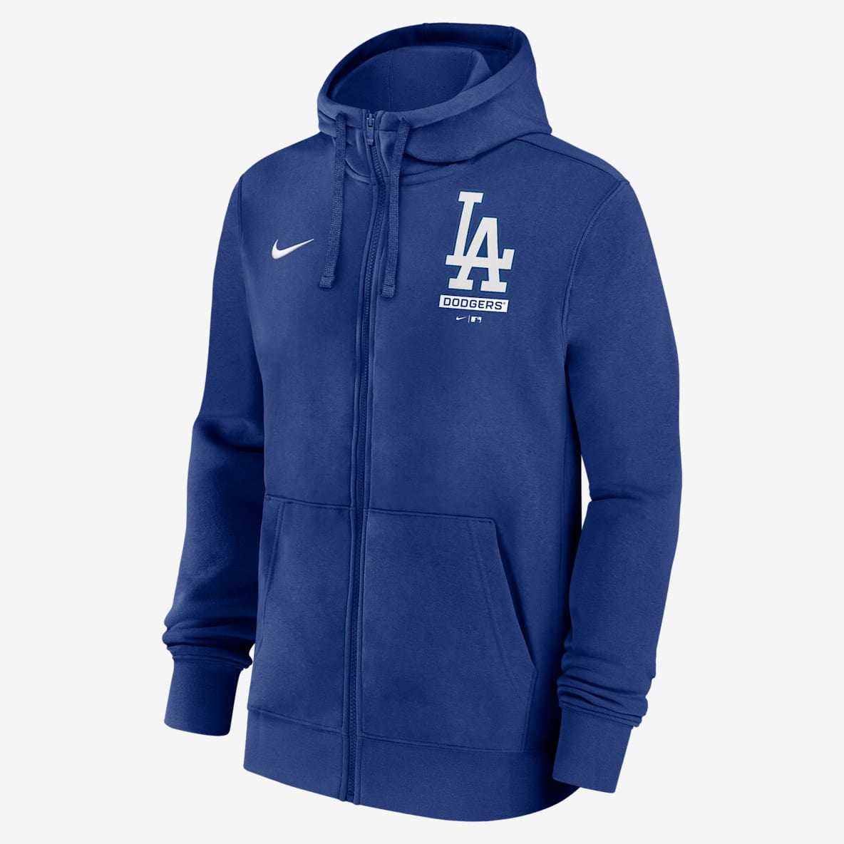 Los Angeles Dodgers Lockup Sudadera con gorro Nike de la MLB de cierre completo para hombre