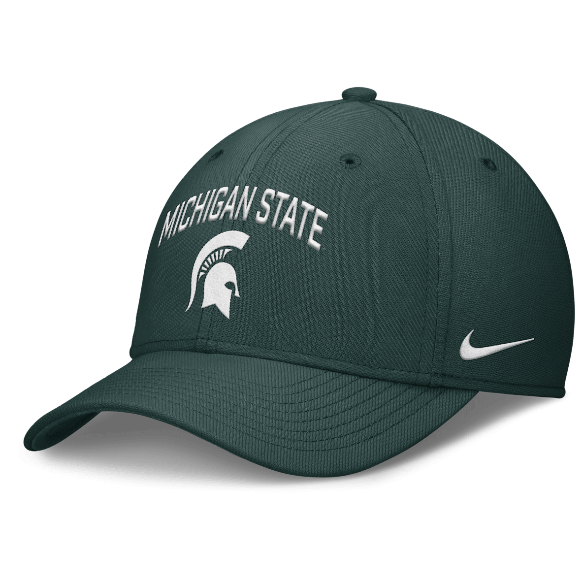 Michigan State On-Field Rise Swoosh Michigan State On-Field Rise Swoosh Gorra universitaria Nike Dri-FIT para hombre