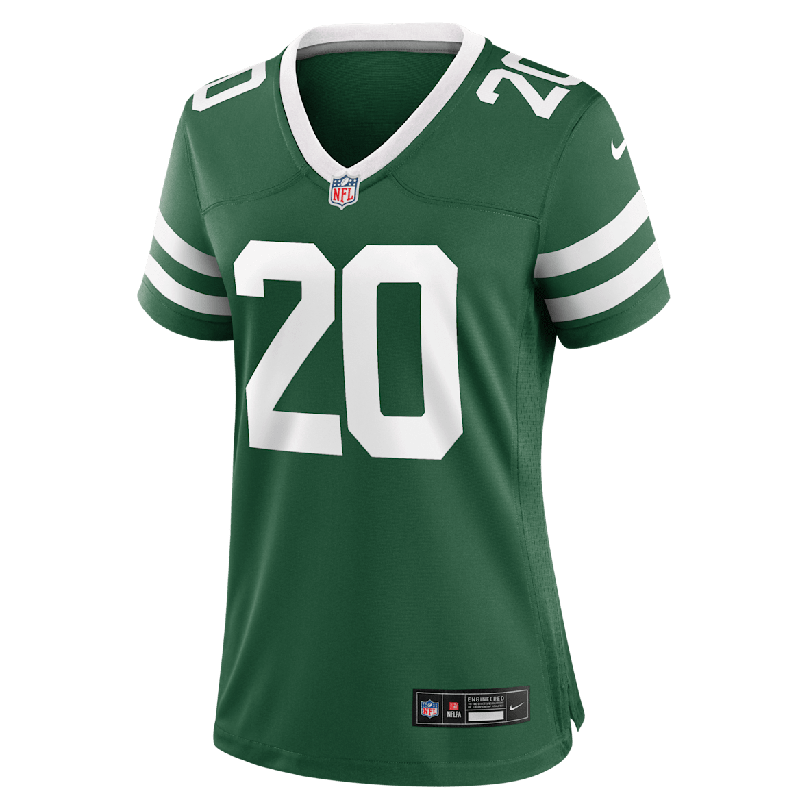 Breece Hall New York Jets Jersey de fútbol americano Nike de la NFL Game para mujer