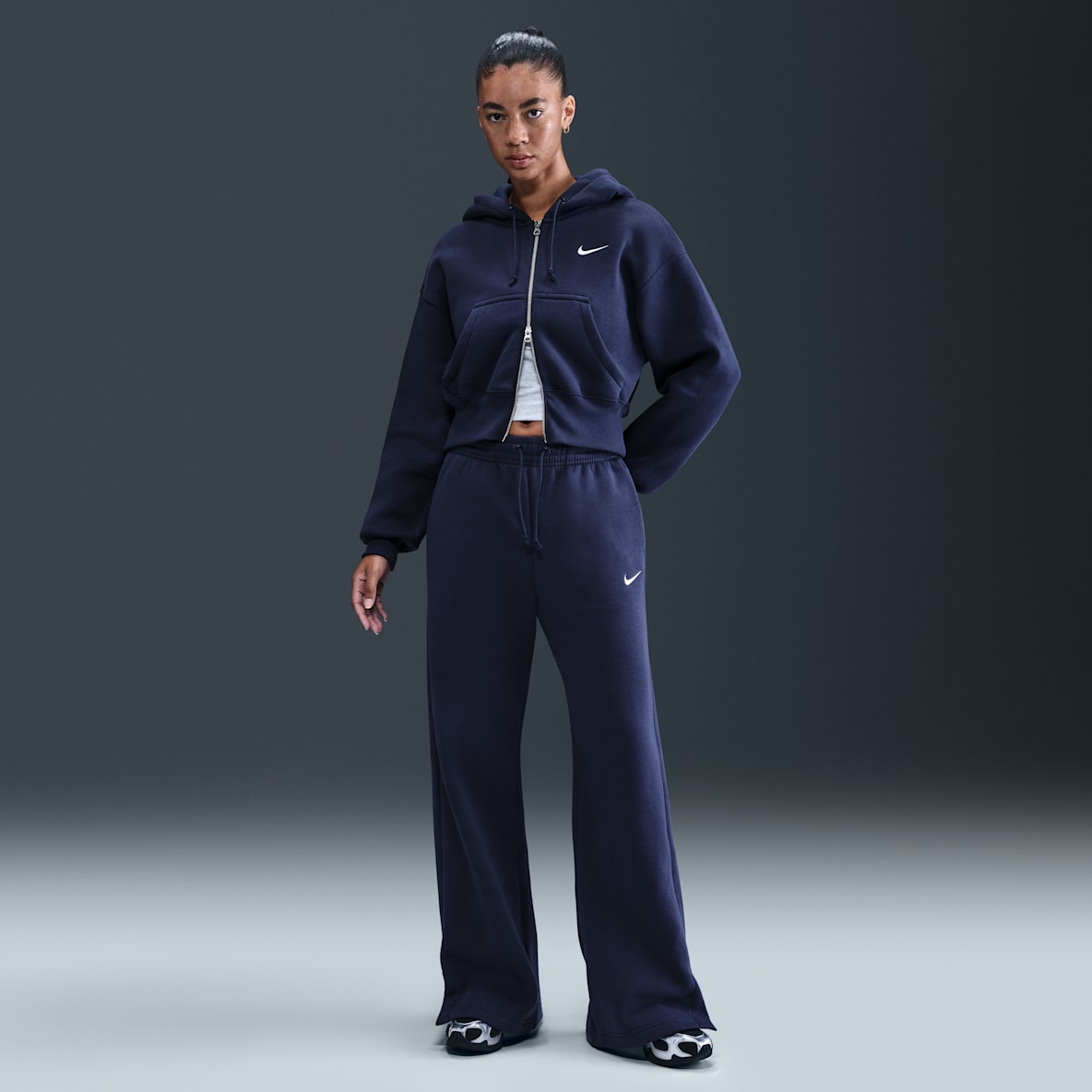 Nike Sportswear Phoenix Fleece Nike Sportswear Phoenix Fleece Pants de tiro alto de pierna amplia para mujer