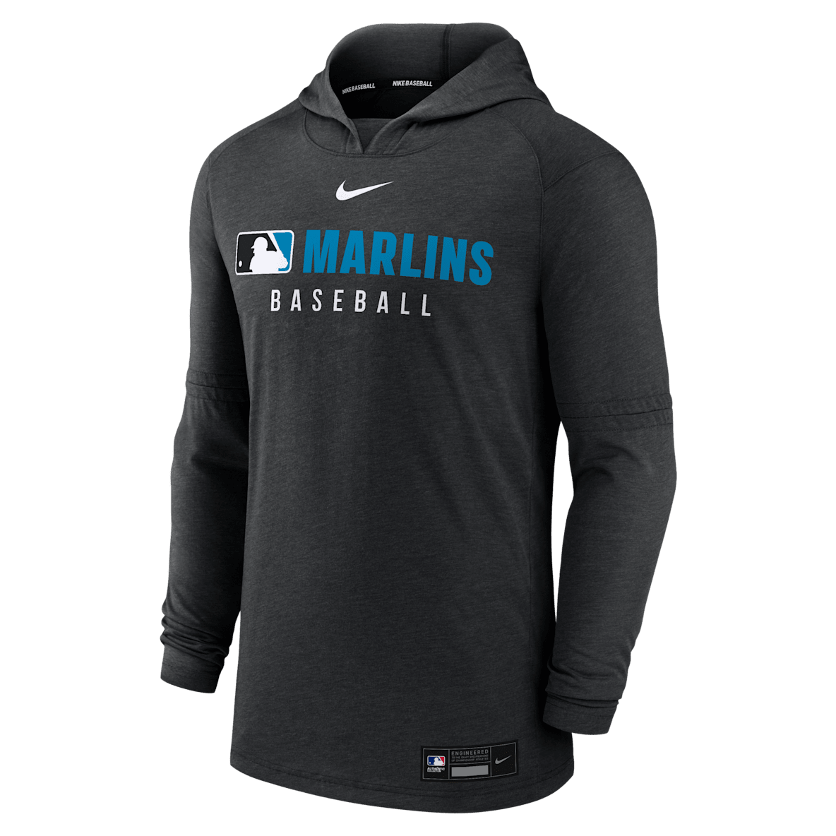 Miami Marlins Authentic Collection Miami Marlins Authentic Collection Men's Nike Dri-FIT MLB Pullover Hoodie