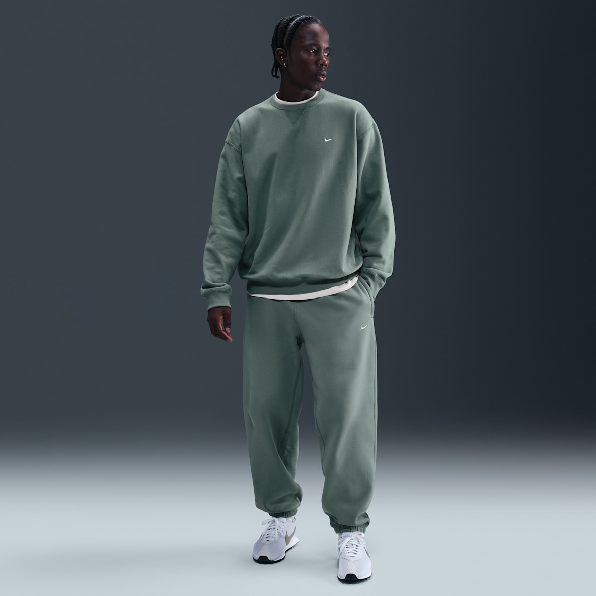 Nike Solo Swoosh Nike Solo Swoosh Pantalon à revers en Fleece pour homme