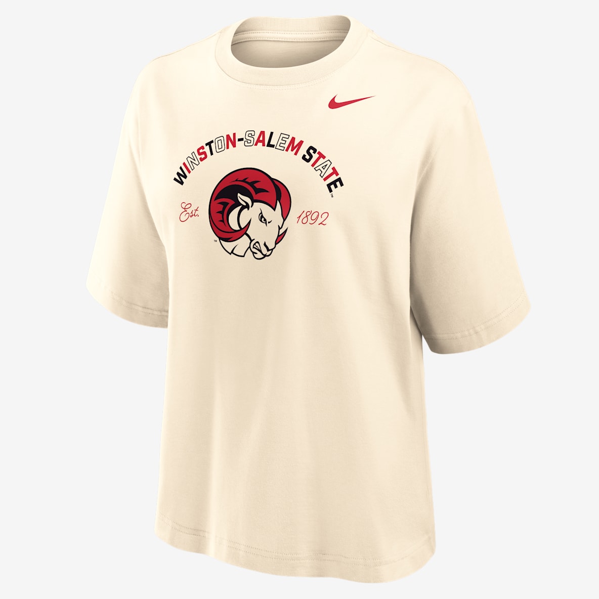 Nike College (Winston-Salem State University) Nike College (Winston-Salem State University) Women's Boxy Cotton T-Shirt