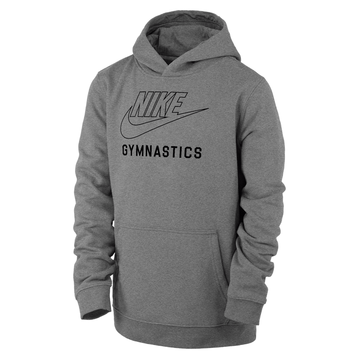 Nike Swoosh Club Fleece Nike Swoosh Club Fleece Sudadera con gorro sin cierre de gimnasia para niños talla grande