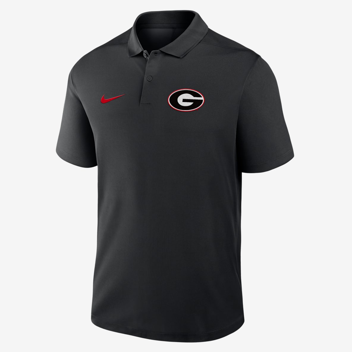 Georgia Primetime Victory Primary Logo Men's Nike Dri-FIT College Polo