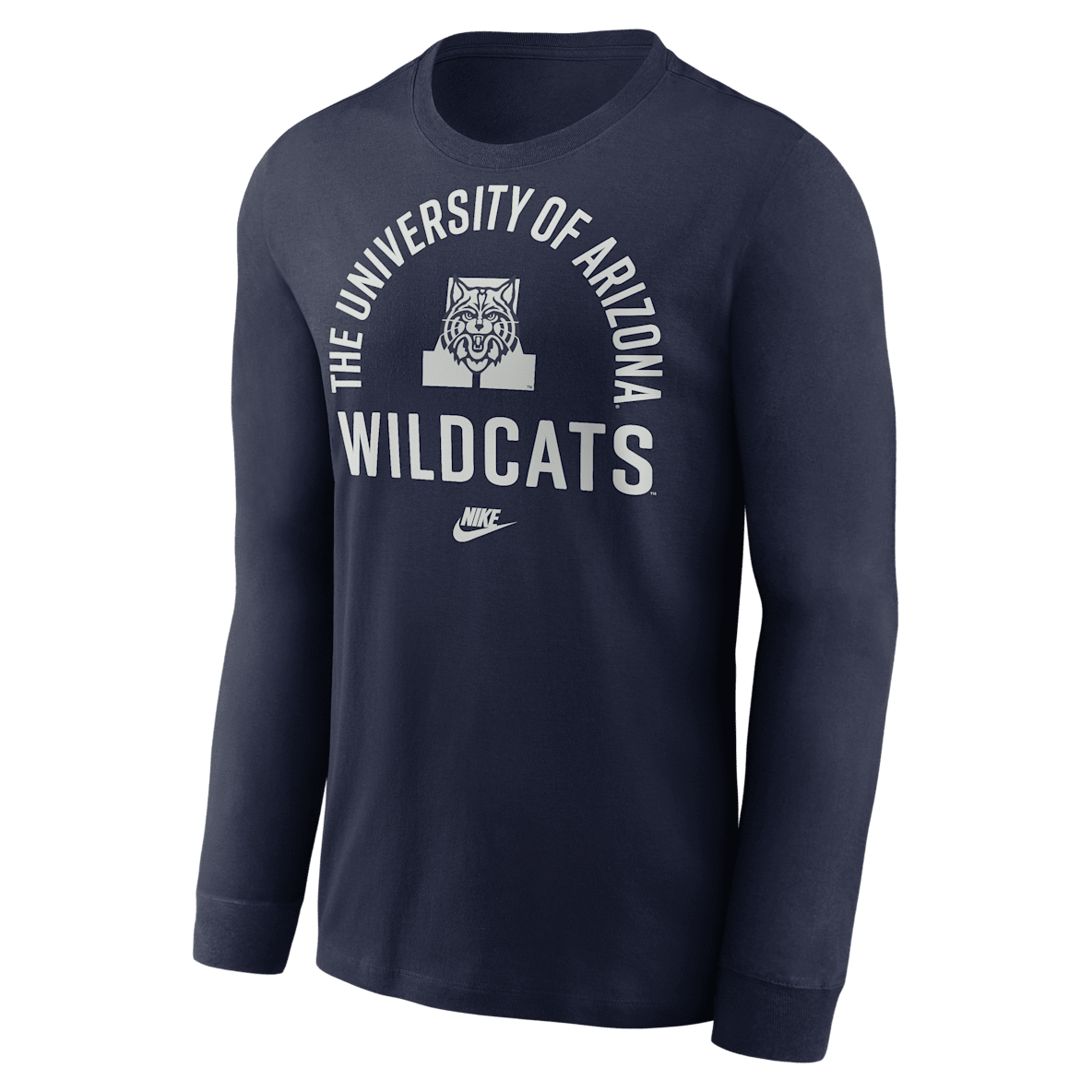 Arizona Legacy Arched Logo Arizona Legacy Arched Logo Men's Nike College Long-Sleeve T-Shirt