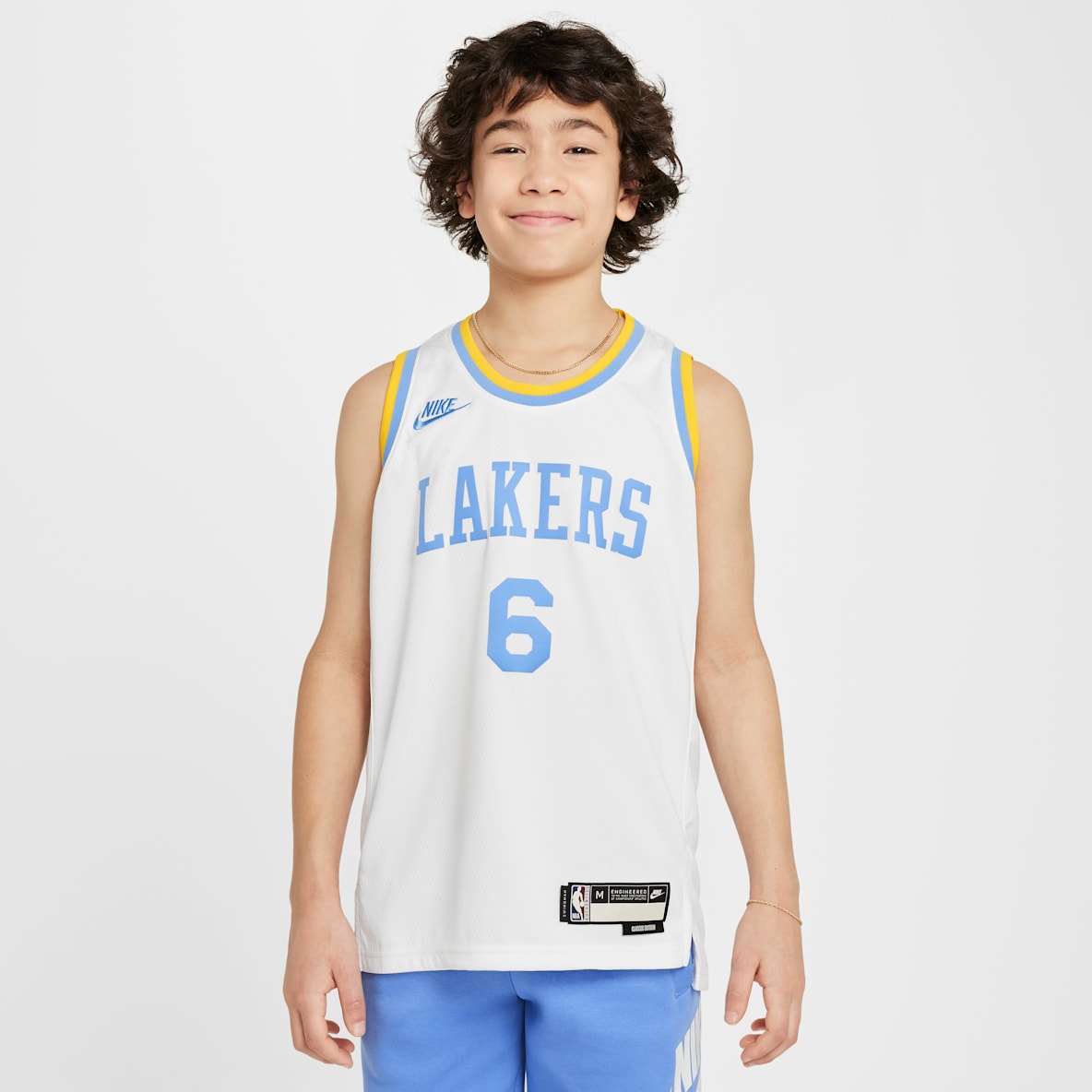 LeBron James Los Angeles Lakers LeBron James Los Angeles Lakers Older Kids' Nike Dri-FIT NBA Swingman Jersey