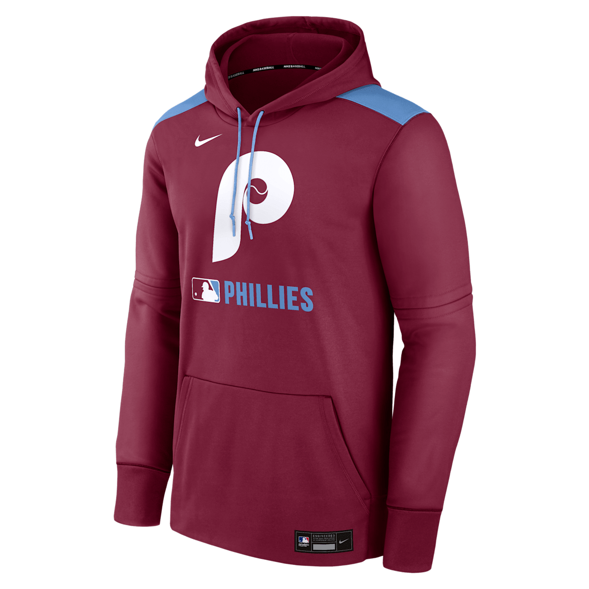 Philadelphia Phillies Authentic Collection Philadelphia Phillies Authentic Collection Men's Nike Therma MLB Pullover Hoodie
