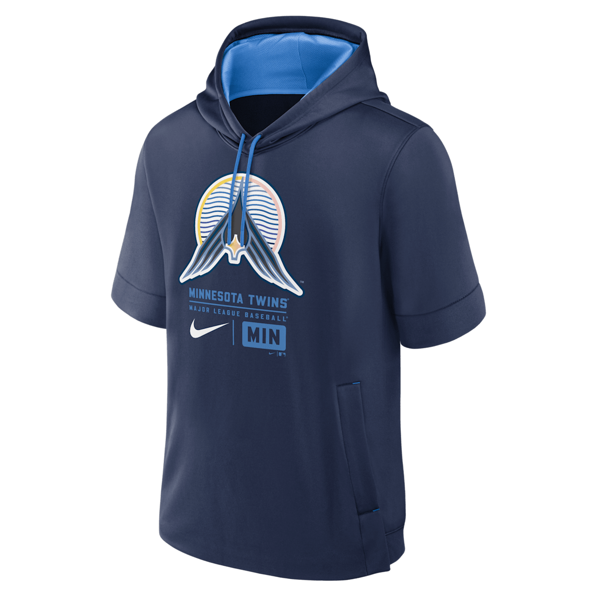 Minnesota Twins City Connect Men's Nike MLB Short-Sleeve Pullover Hoodie