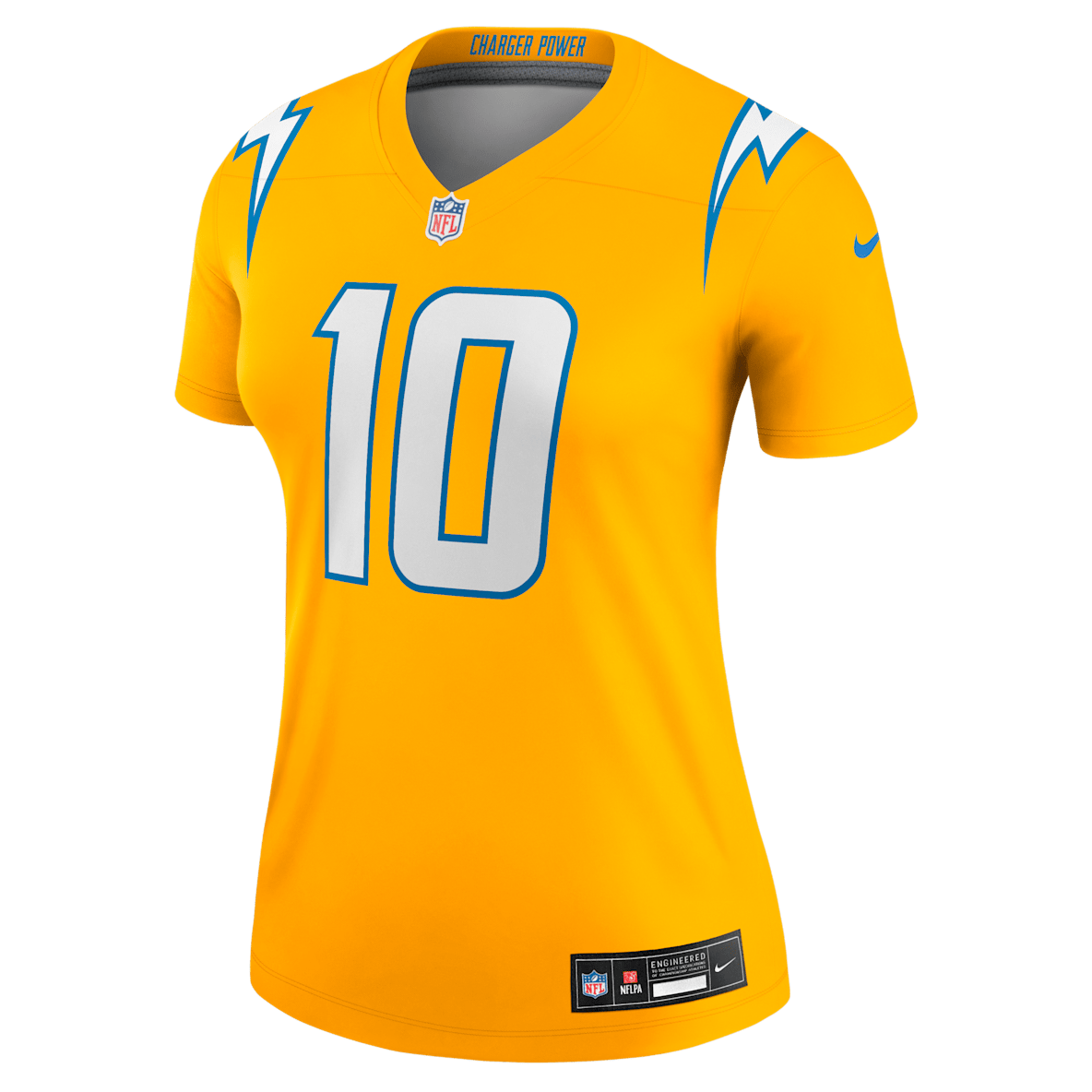 Justin Herbert Los Angeles Chargers Justin Herbert Los Angeles Chargers Women's Nike Dri-FIT NFL Legend Jersey