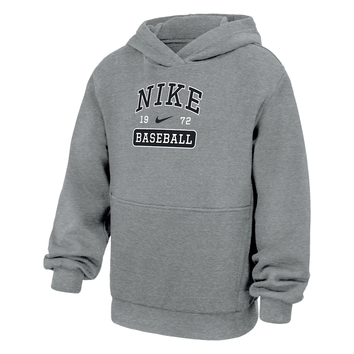 Nike Club Fleece Sudadera con gorro sin cierre de béisbol para niños talla grande