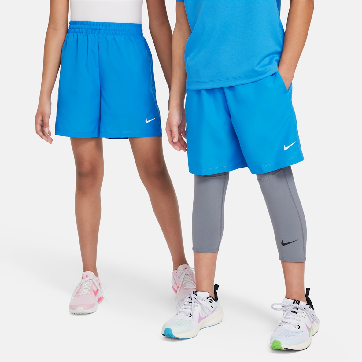 Nike Multi Nike Multi Shorts de entrenamiento Dri-FIT para niños talla grande