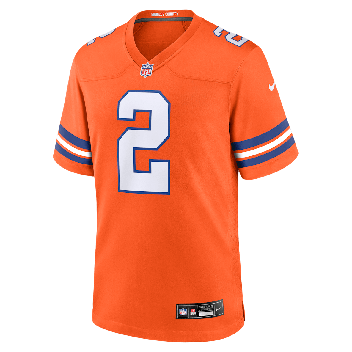 Patrick Surtain II Denver Broncos Patrick Surtain II Denver Broncos Men's Nike NFL Game Football Jersey