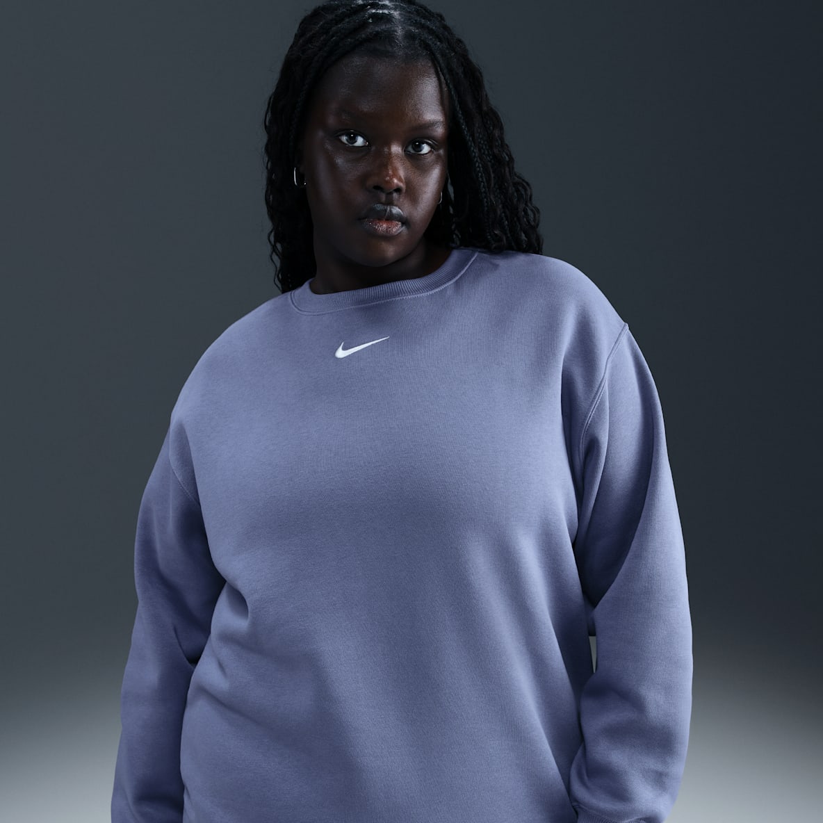 Nike Sportswear Phoenix Fleece Nike Sportswear Phoenix Fleece Women's Oversized Crew-Neck Sweatshirt (Plus Size)