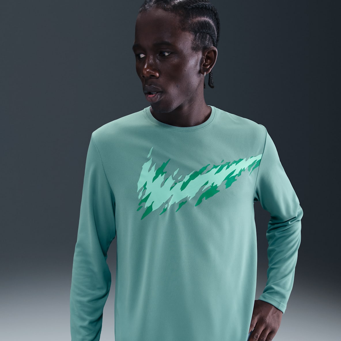 Nike Miler Nike Miler Men's Dri-FIT UV Long-Sleeve Running Top