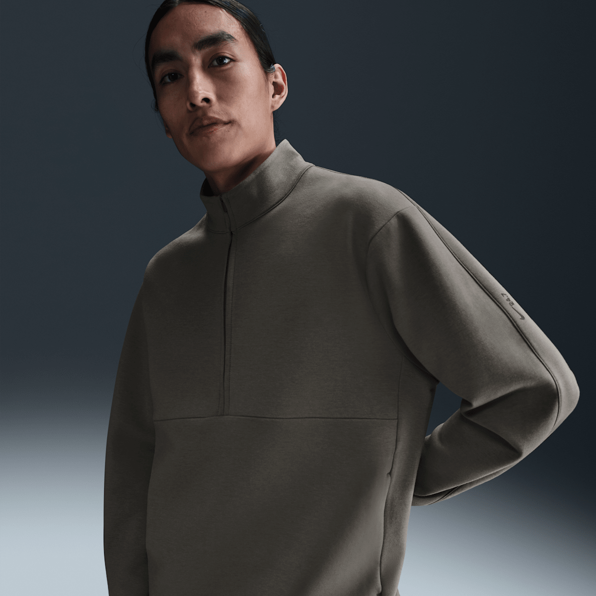 Nike 24.7 ImpossiblySoft Tröja Dri-FIT med halv dragkedja för män