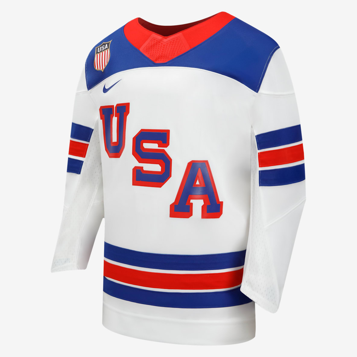 Nike "Team USA" 2026 Winter Olympics Nike "Team USA" 2026 Winter Olympics Jersey de hockey para niños talla pequeña