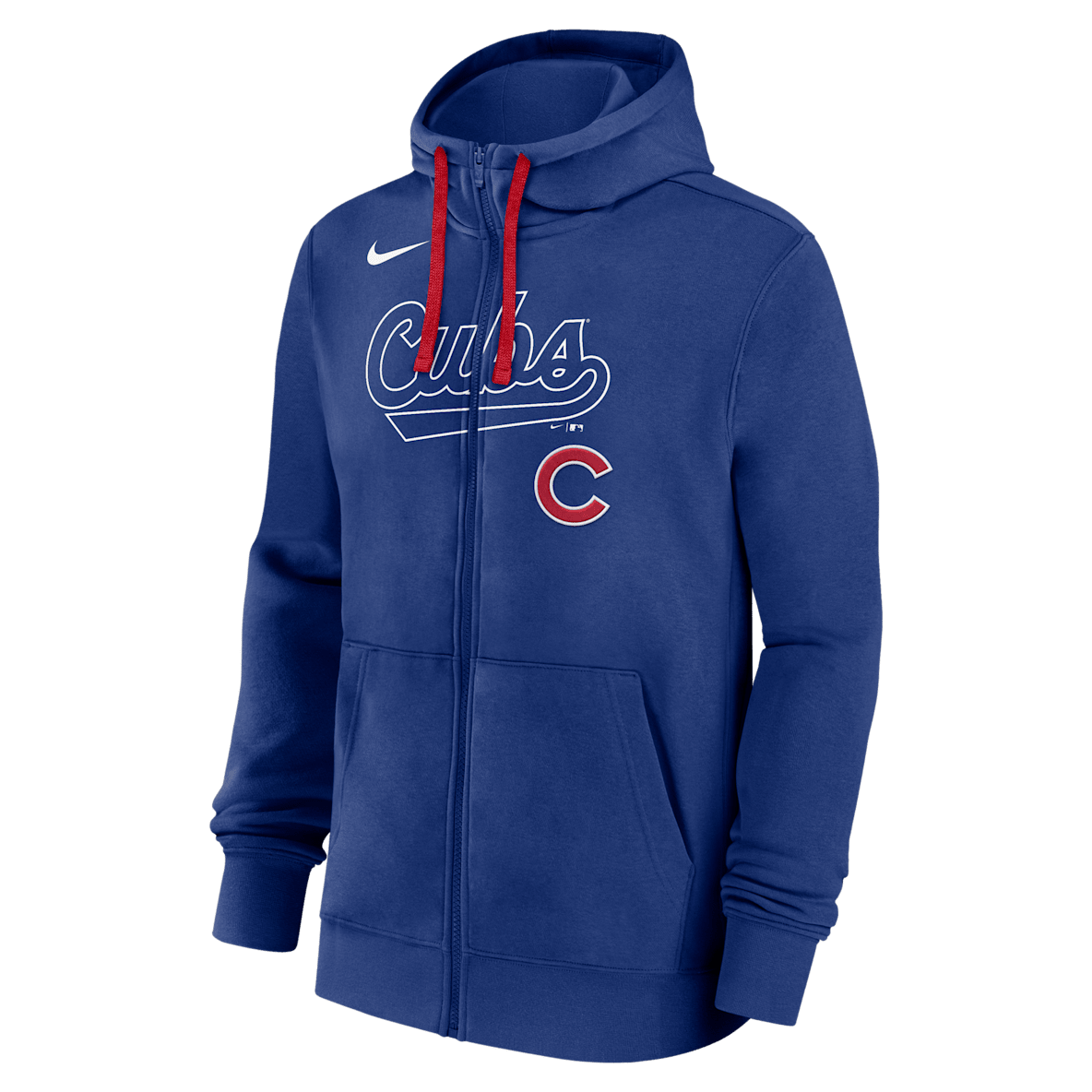 Chicago Cubs Knockout Script Chicago Cubs Knockout Script Men's Nike MLB Full-Zip Hoodie