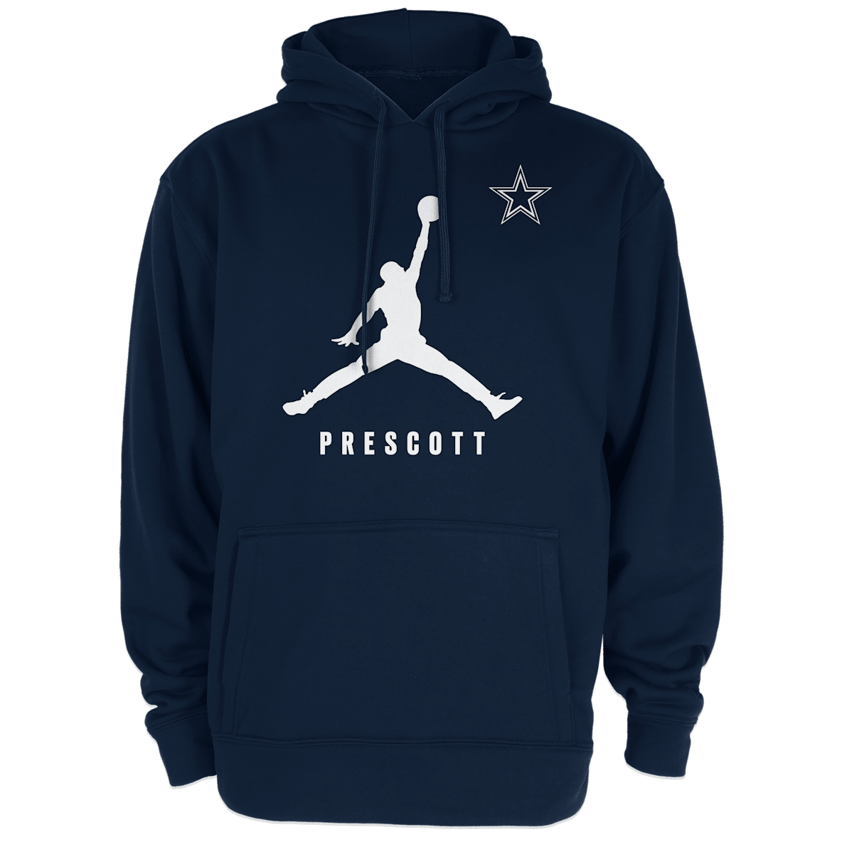NFL Dallas Cowboys D4K (Dak Prescott) NFL Dallas Cowboys D4K (Dak Prescott) Men's Pullover Hoodie