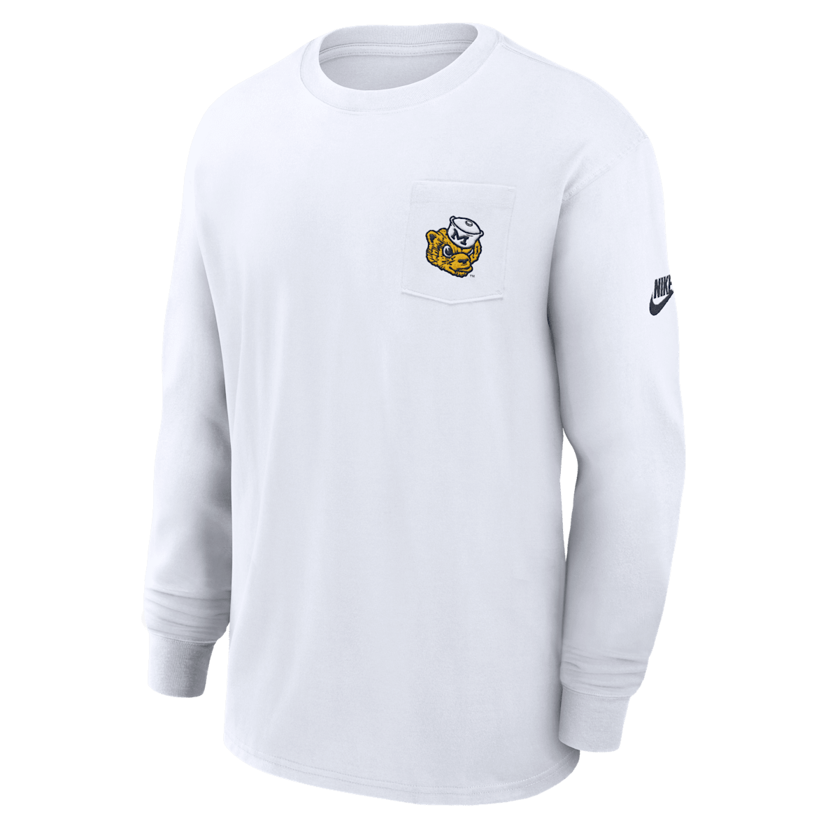 Michigan Wolverines Legacy Max90 Pocket Michigan Wolverines Legacy Max90 Pocket Men's Nike College Long-Sleeve T-Shirt