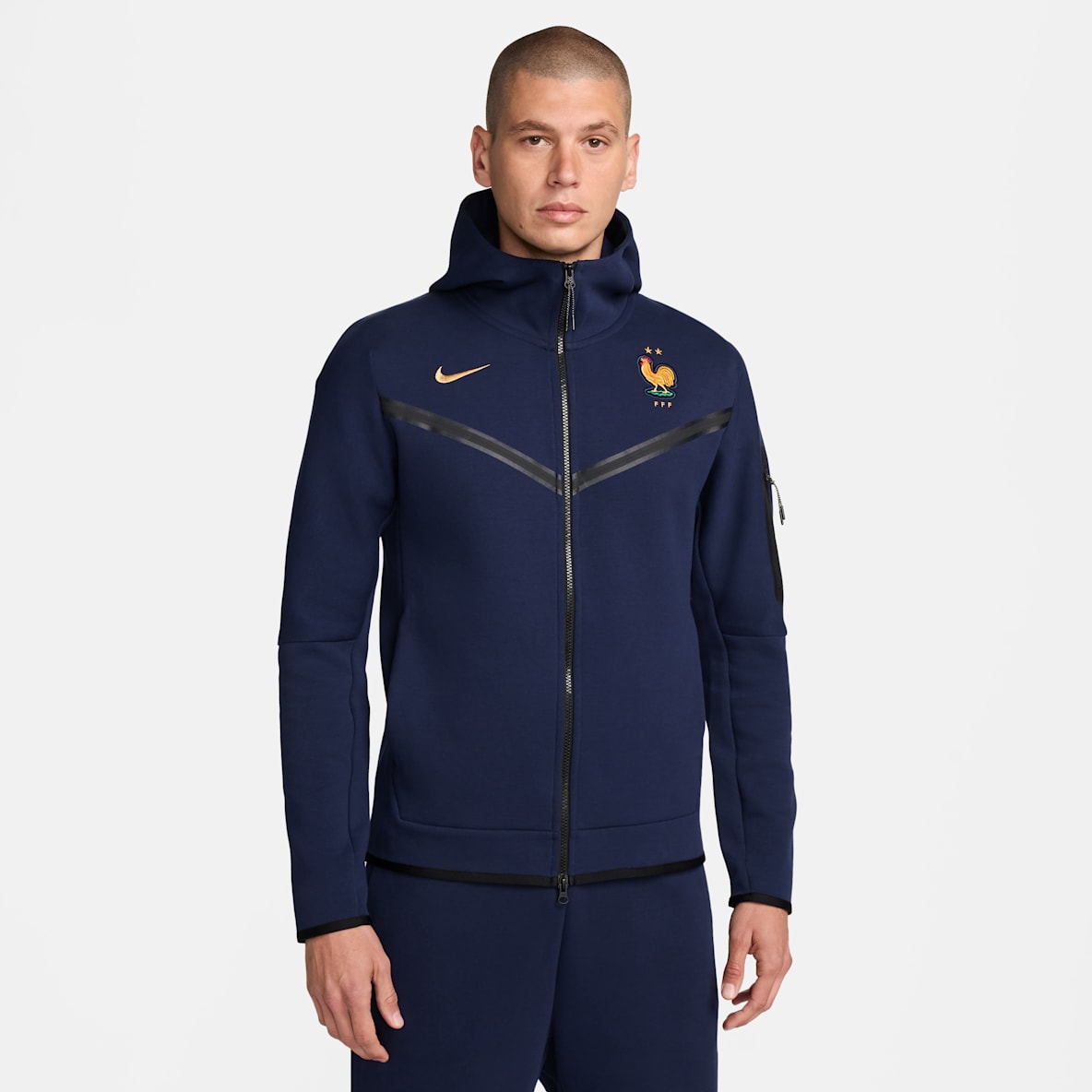 FFF Tech Fleece Windrunner Sweat à capuche zippé Nike Football pour homme