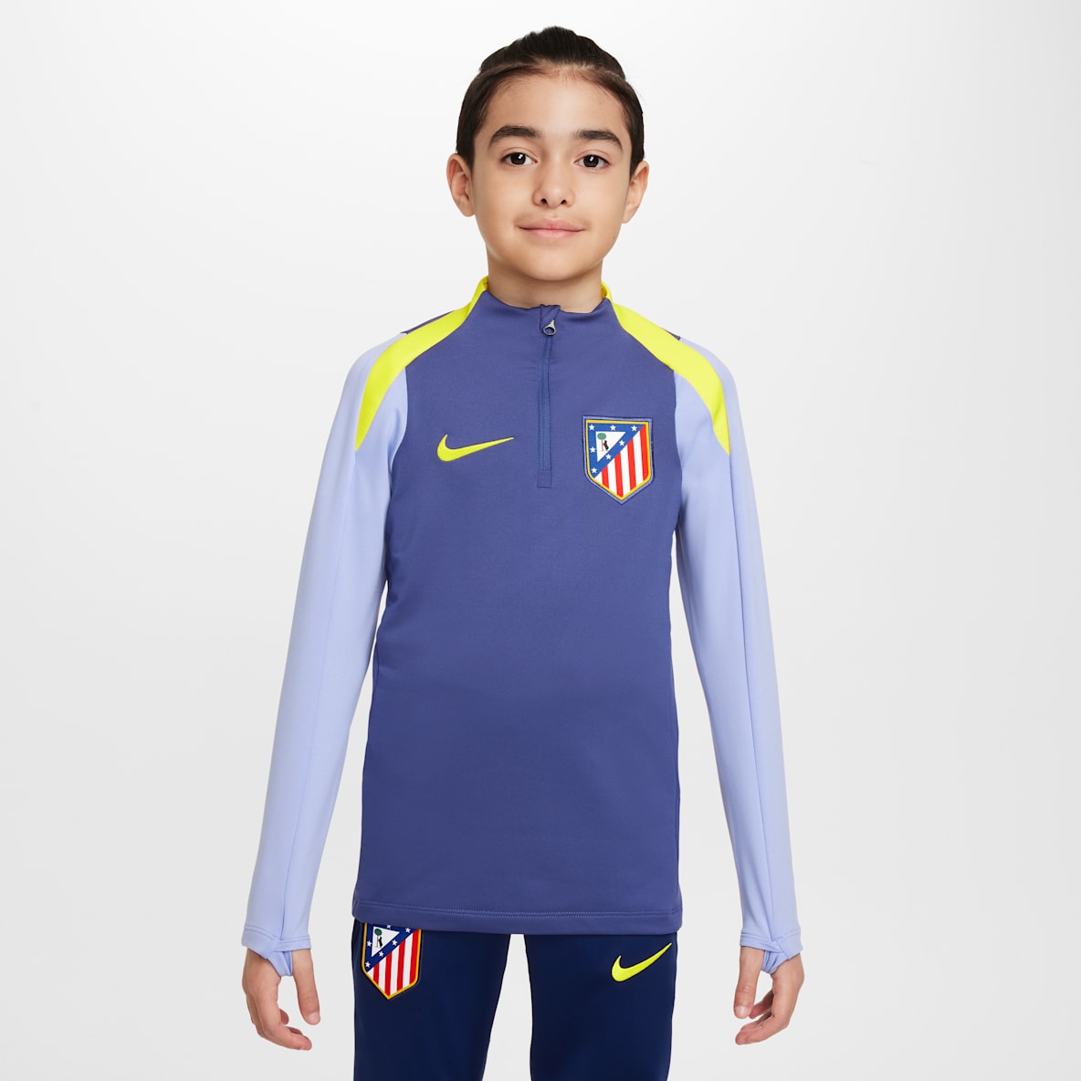 Atlético Madrid Strike Atlético Madrid Strike Fotbalové tréninkové tričko Nike Dri-FIT pro větší děti