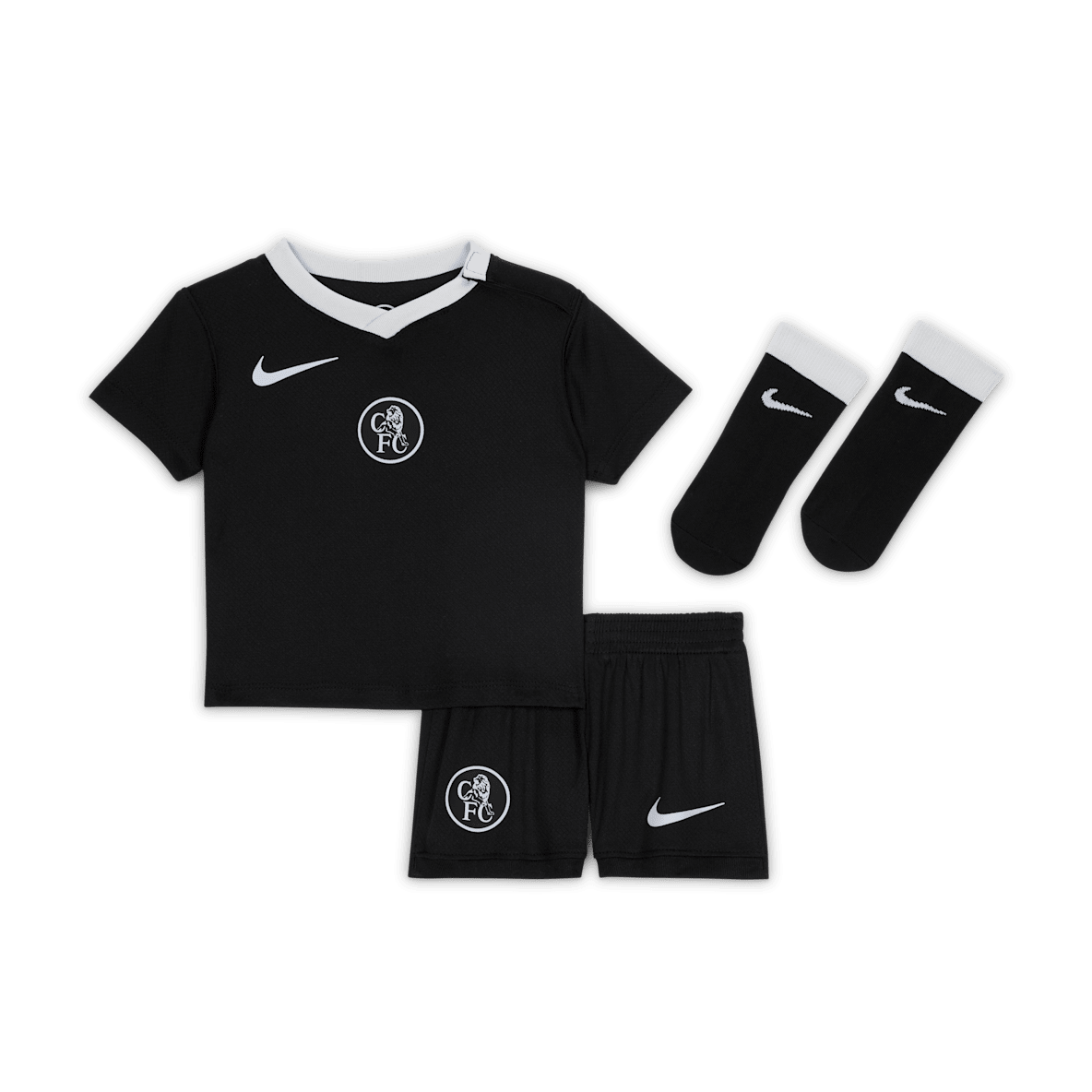 Chelsea F.C. 2025/26 Stadium Third Chelsea F.C. 2025/26 Stadium Third Baby/Toddler Nike Total 90 Football Replica 3-Piece Kit