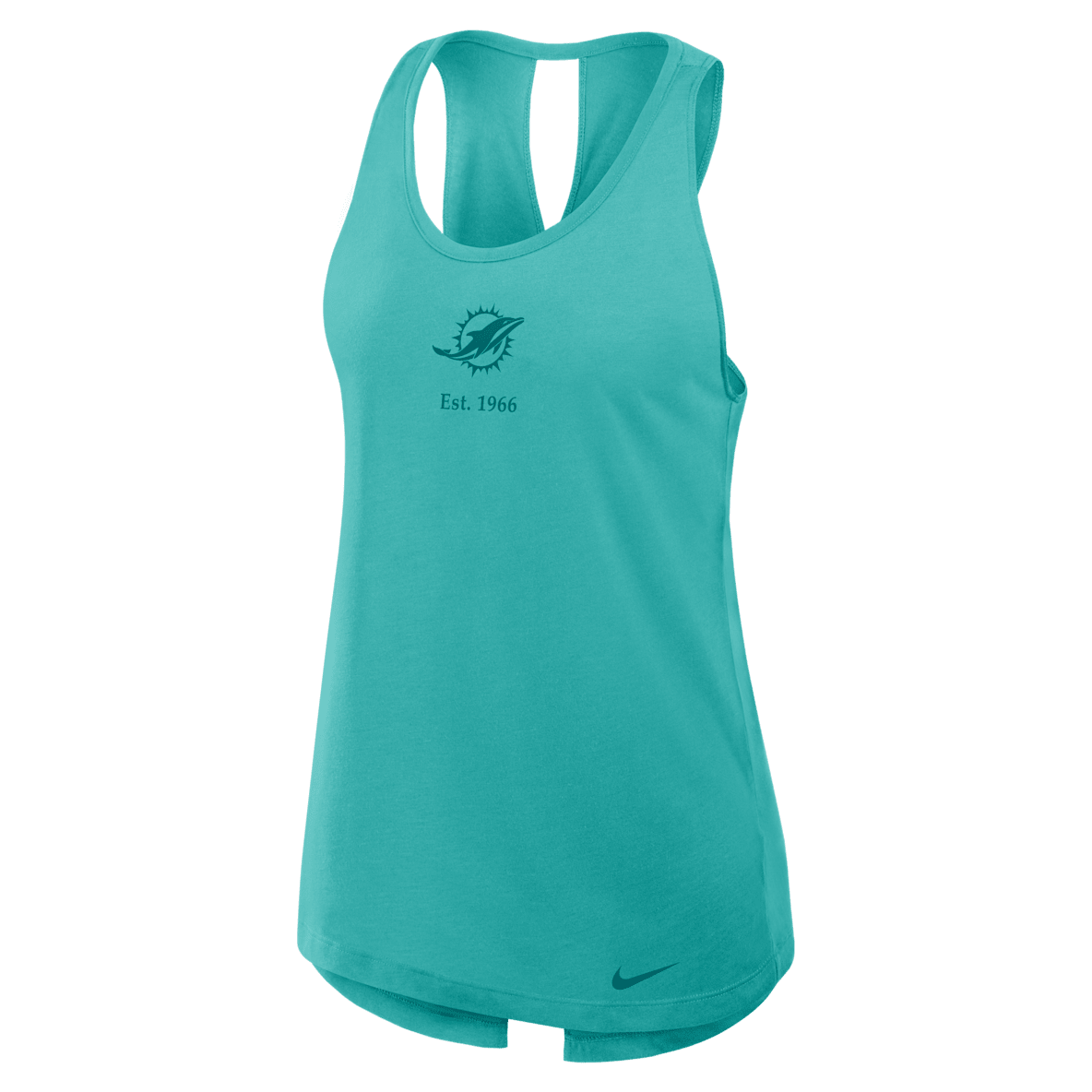 Miami Dolphins Established Miami Dolphins Established Women's Nike Dri-FIT NFL Tank Top