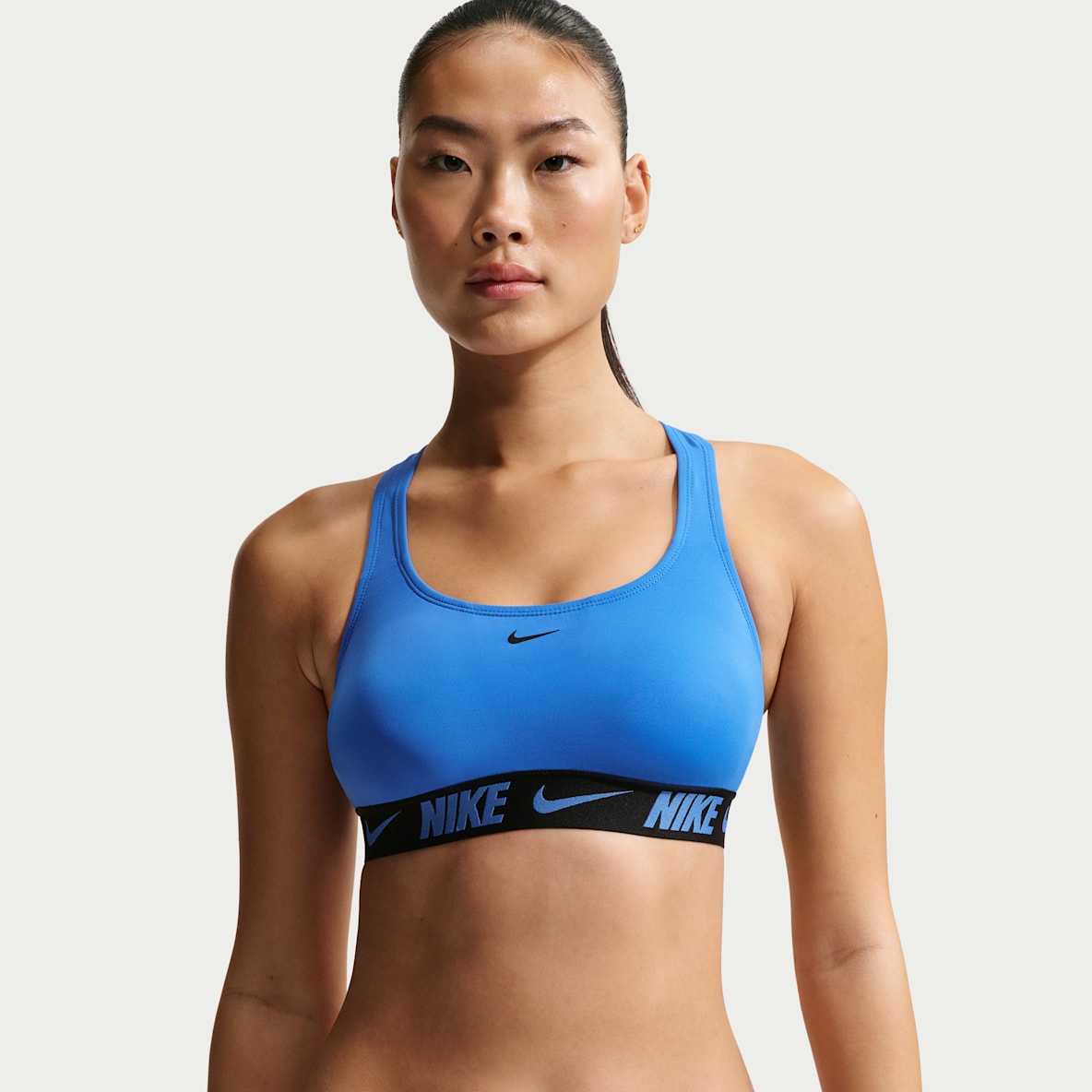 Nike Swim Playera bikini de espalda deportiva para mujer