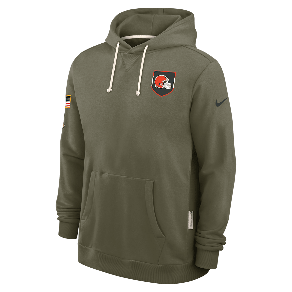 Cleveland Browns Salute to Service Sideline Dominant Force Cleveland Browns Salute to Service Sideline Dominant Force Men's Nike Dri-FIT NFL Pullover Hoodie