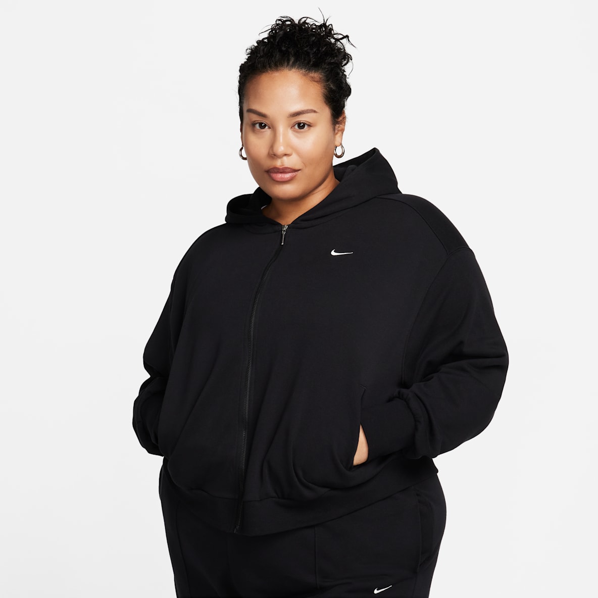 Nike Sportswear Chill Terry Nike Sportswear Chill Terry Women's Loose Full-Zip French Terry Hoodie (Plus Size)
