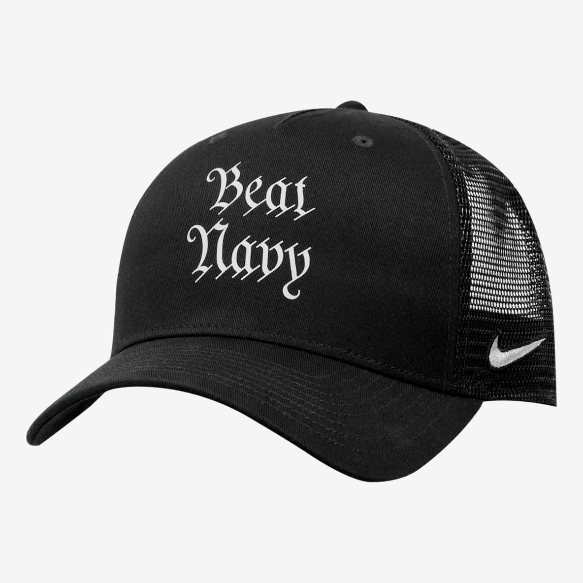 Army Rivalry Collection Beat Navy Rise Men's Nike College Trucker Adjustable Hat