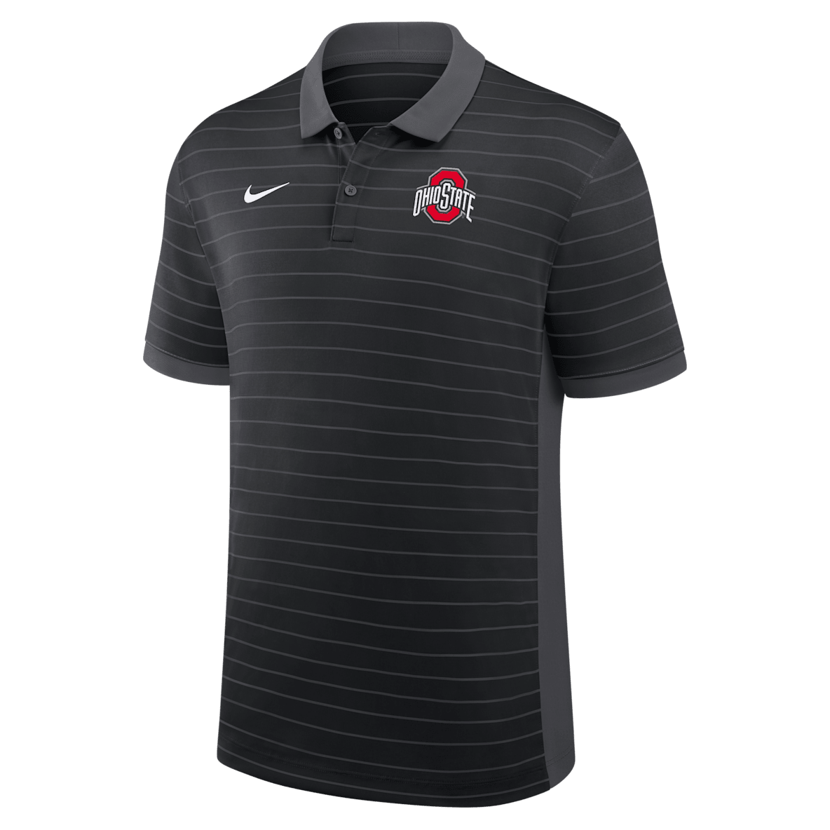 Ohio State Sideline Victory Stripe Ohio State Sideline Victory Stripe Men's Nike Dri-FIT College Polo