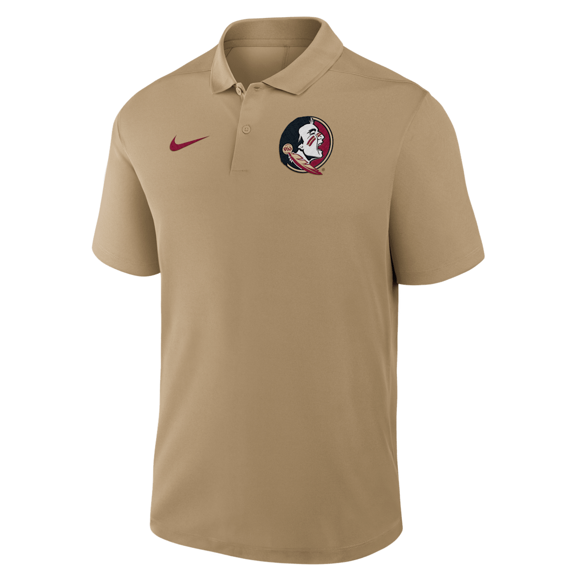 Florida State Primetime Victory Primary Logo Men's Nike Dri-FIT College Polo