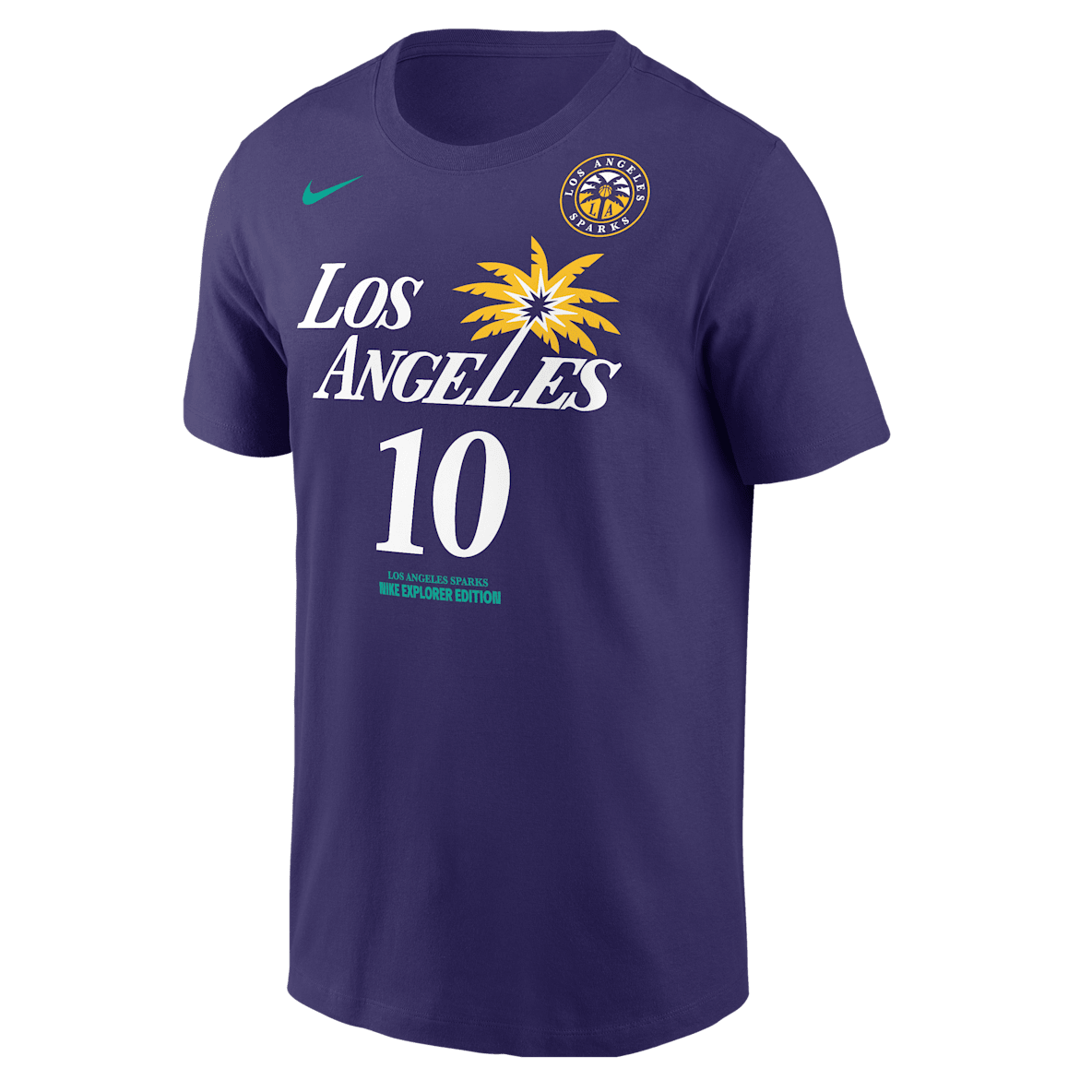 Kelsey Plum Los Angeles Sparks Kelsey Plum Los Angeles Sparks Men's Nike WNBA T-Shirt