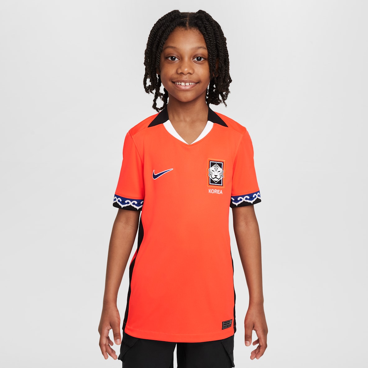 Korea 2025 Stadium Home (Women's Team) Big Kids' Nike Dri-FIT Soccer Replica Jersey